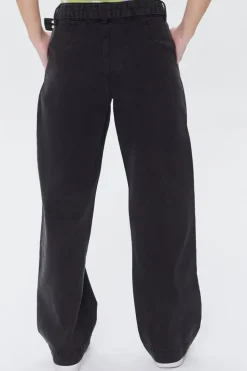 Belted Cargo Jeans