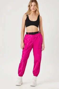 Belted Cargo Joggers