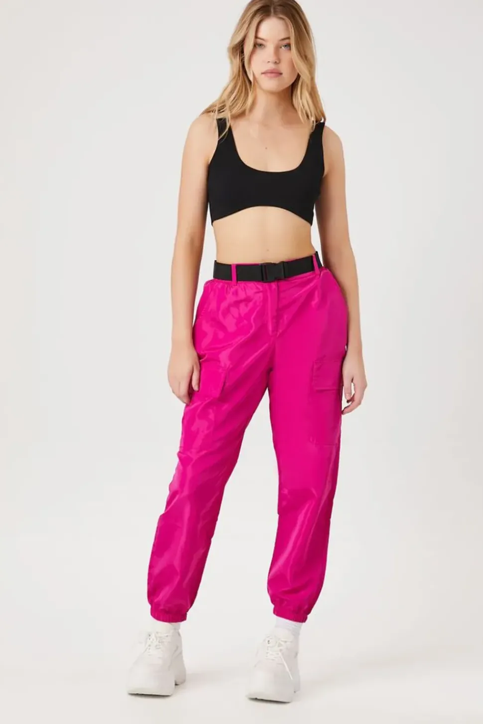 Belted Cargo Joggers