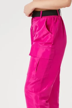 Belted Cargo Joggers