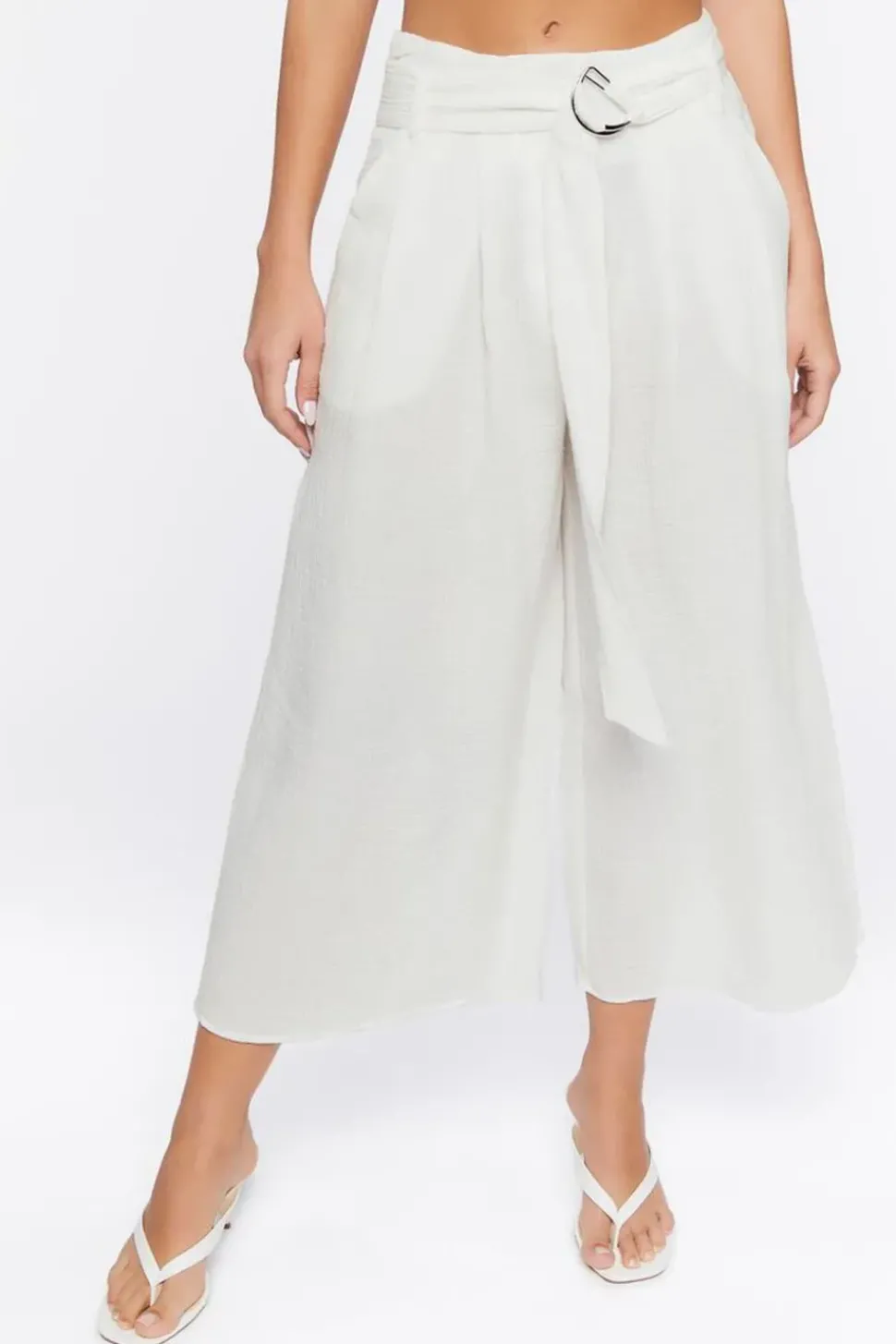 Belted Gaucho Pants