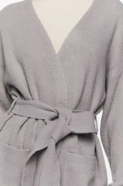 Belted Longline Cardigan Sweater