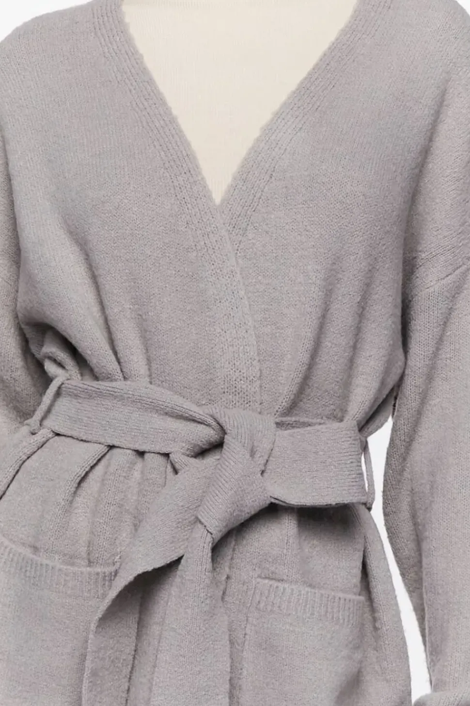 Belted Longline Cardigan Sweater