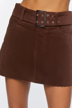 Belted Mini Skirt