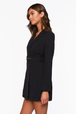 Belted Mini Wrap Dress