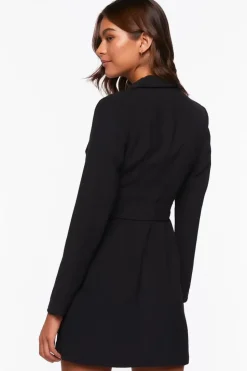 Belted Mini Wrap Dress