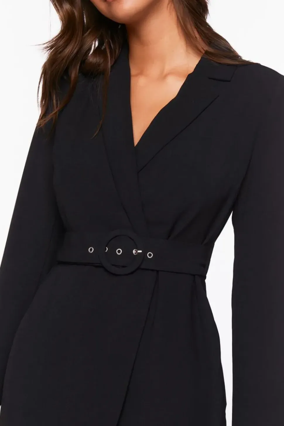Belted Mini Wrap Dress