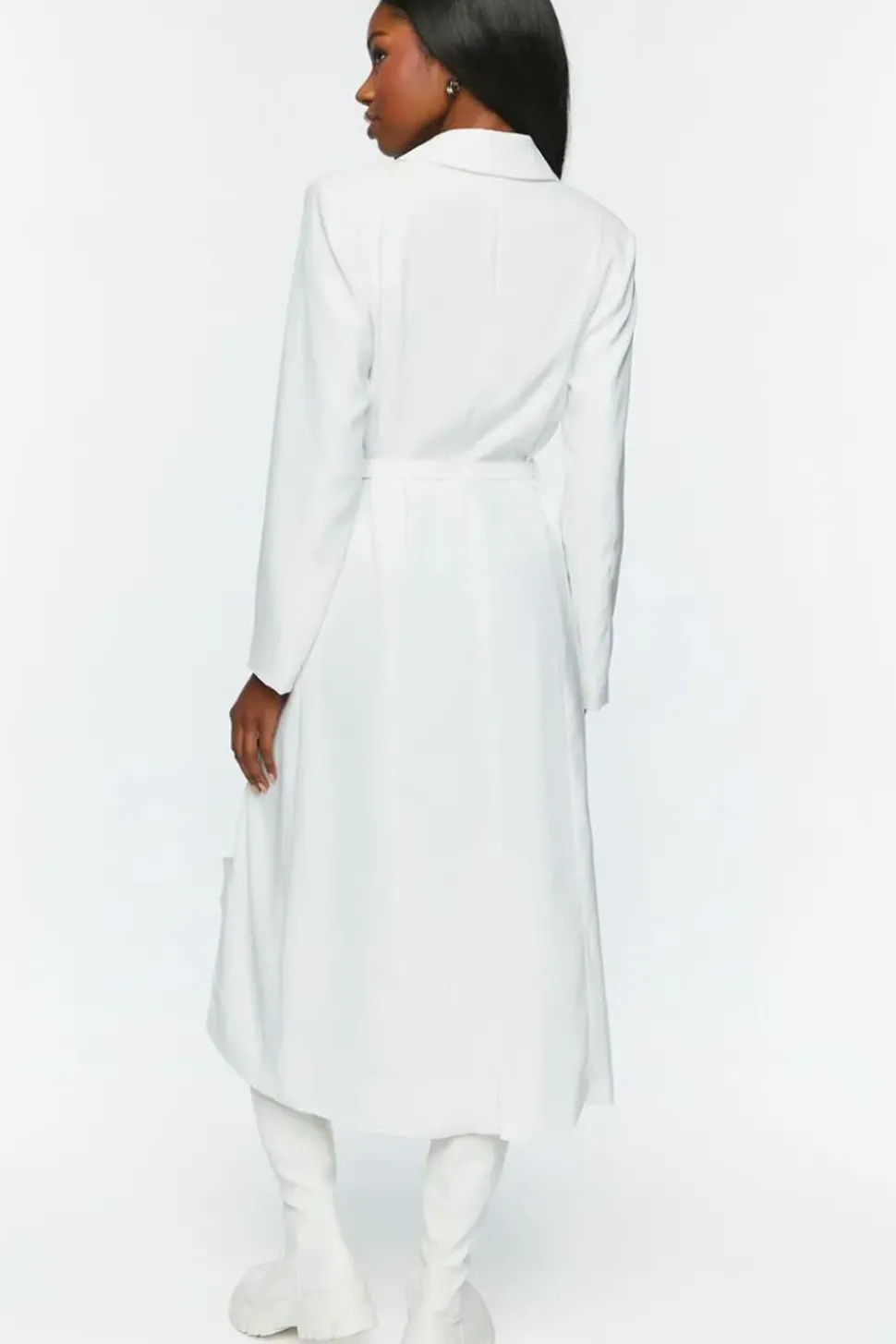 Belted M-Slit Duster Jacket