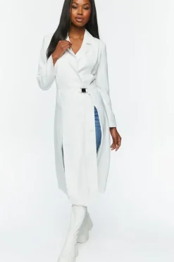 Belted M-Slit Duster Jacket