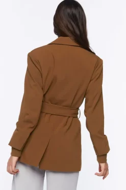 Belted Notched Blazer