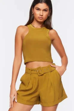 Belted Trouser Shorts