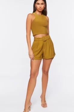 Belted Trouser Shorts