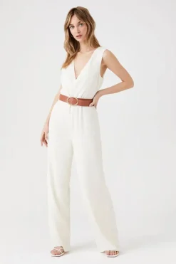 Belted Wide-Leg Jumpsuit