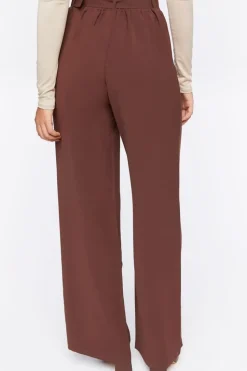 Belted Wide-Leg Trousers