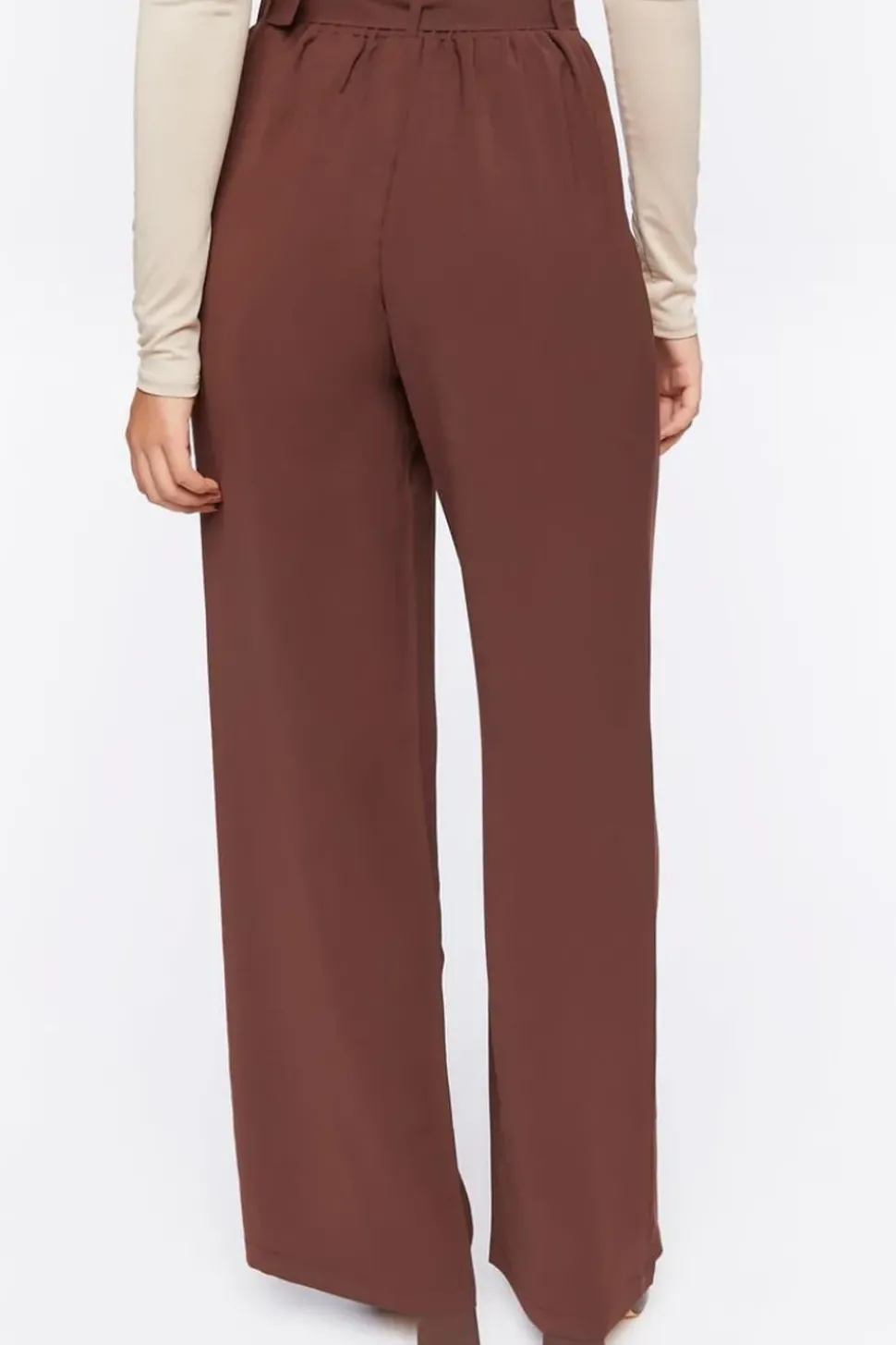 Belted Wide-Leg Trousers