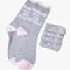 Blessed Graphic Crew & Dog Socks Set