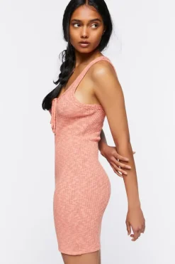 Bodycon Lace-Up Mini Dress