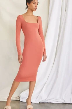 Bodycon Long-Sleeve Dress