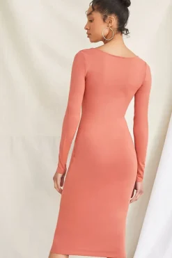Bodycon Long-Sleeve Dress