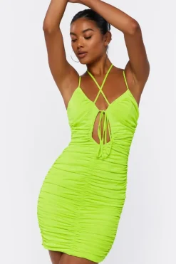 Bodycon Ruched Mini Dress