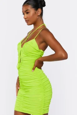 Bodycon Ruched Mini Dress