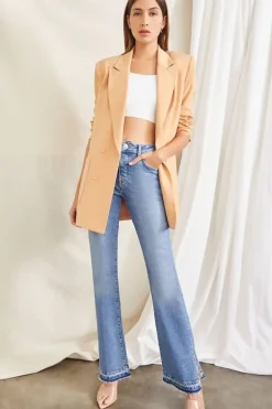 Bootcut Release-Hem Jeans