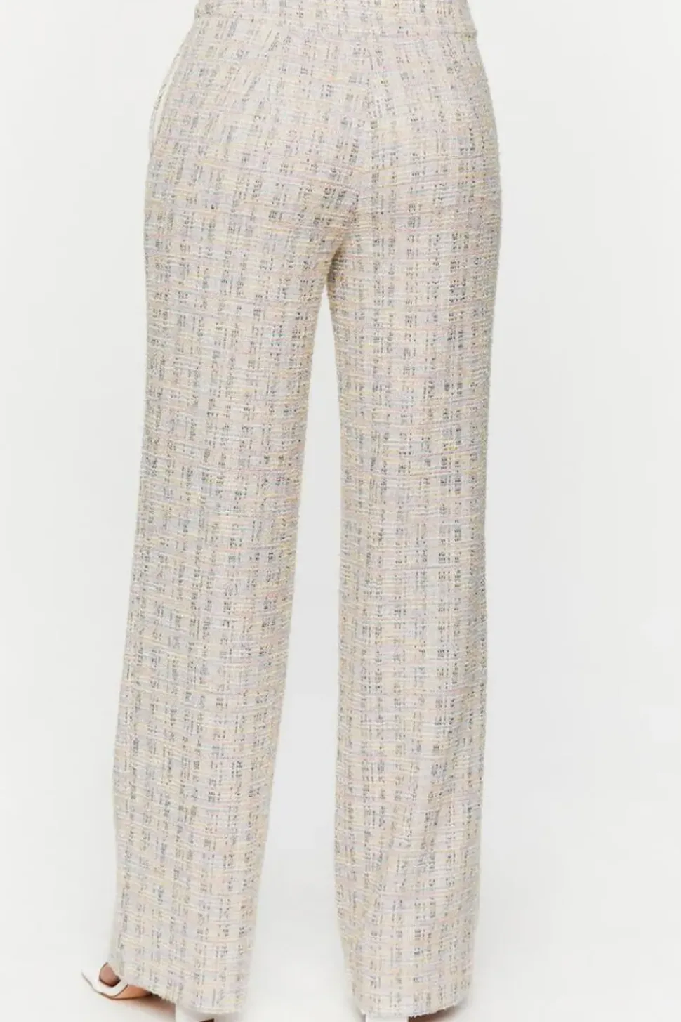Boucle High-Rise Pants