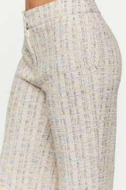 Boucle High-Rise Pants