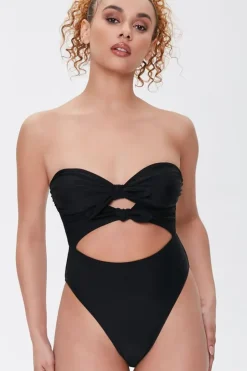 Bow Cutout One-Piece Swimsuit