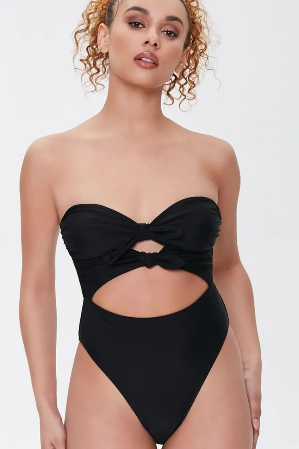 Bow Cutout One-Piece Swimsuit
