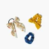 Bow Hair Scrunchie Set