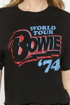 Bowie Graphic Cropped Tee