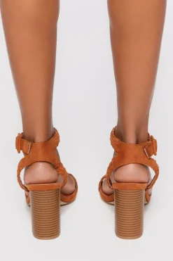 Braided Block Heels