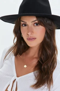 Braided Tassel-Trim Cowboy Hat
