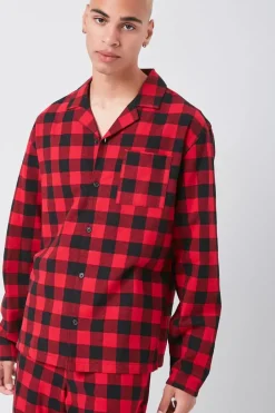 Buffalo Plaid Pajama Shirt