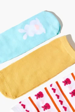 Bunny Ankle Sock Set - 5 Pack