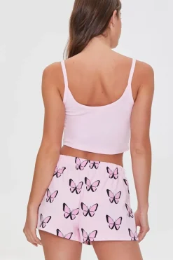 Butterfly Cami & Shorts Pajama Set