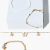 Butterfly Charm Bracelet Set