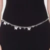 Butterfly Charm Chain Hip Belt