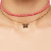 Butterfly Charm Necklace Set