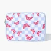 Butterfly Checkered Tablet Case