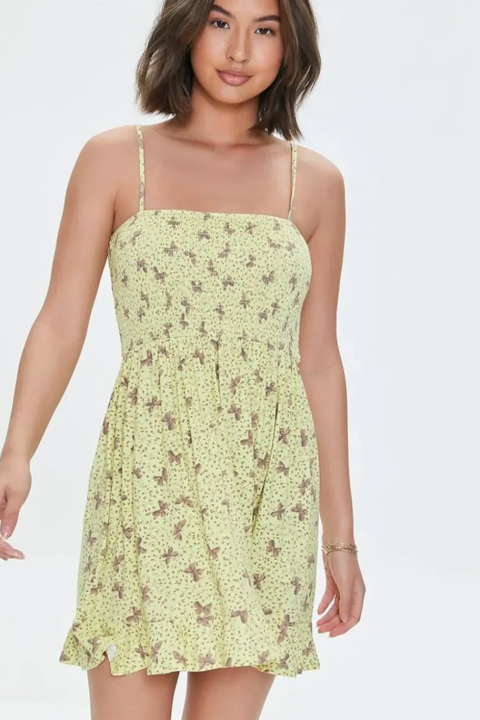 Butterfly Ditsy Floral Cami Dress