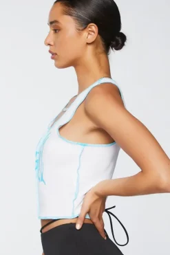 Butterfly Graphic Cropped Tank Top
