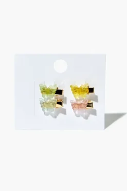 Butterfly Hair Clip Set
