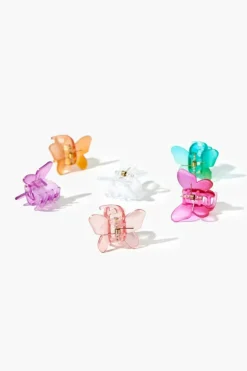 Butterfly Mini Claw Hair Clip Set