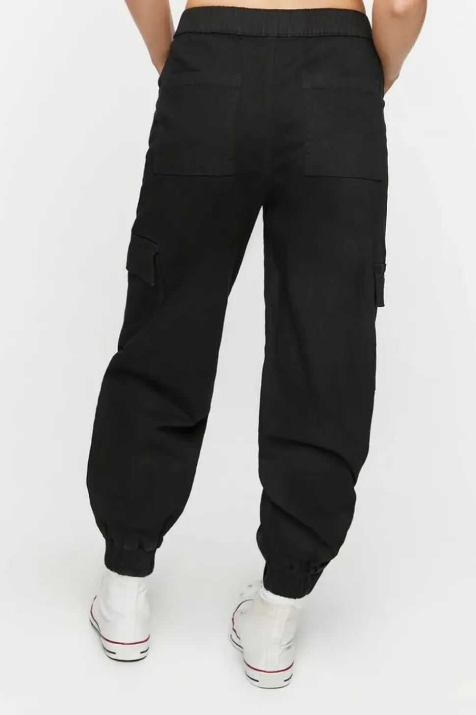 Button-Front Cargo Joggers