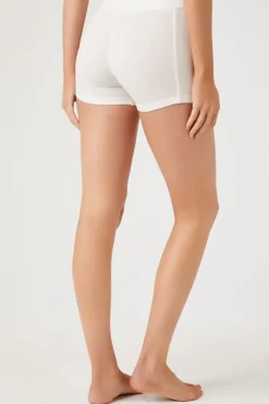 Button-Front Pajama Shorts