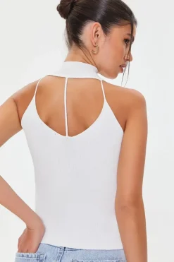 Caged Sweater-Knit Cami