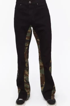 Camo Flare Jeans