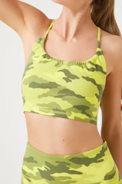 Camo Racerback Sports Bra